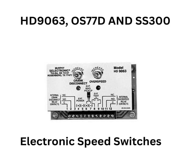 Image of an electronic speed switch featuring HD9000, OST7D, and S500, designed for efficient speed regulation